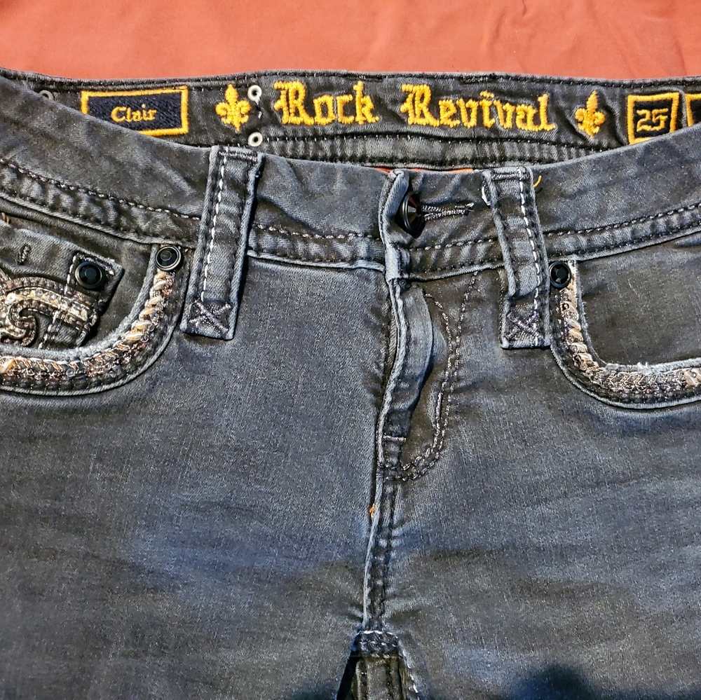 Rock Revival Clair Skinny Sz 25